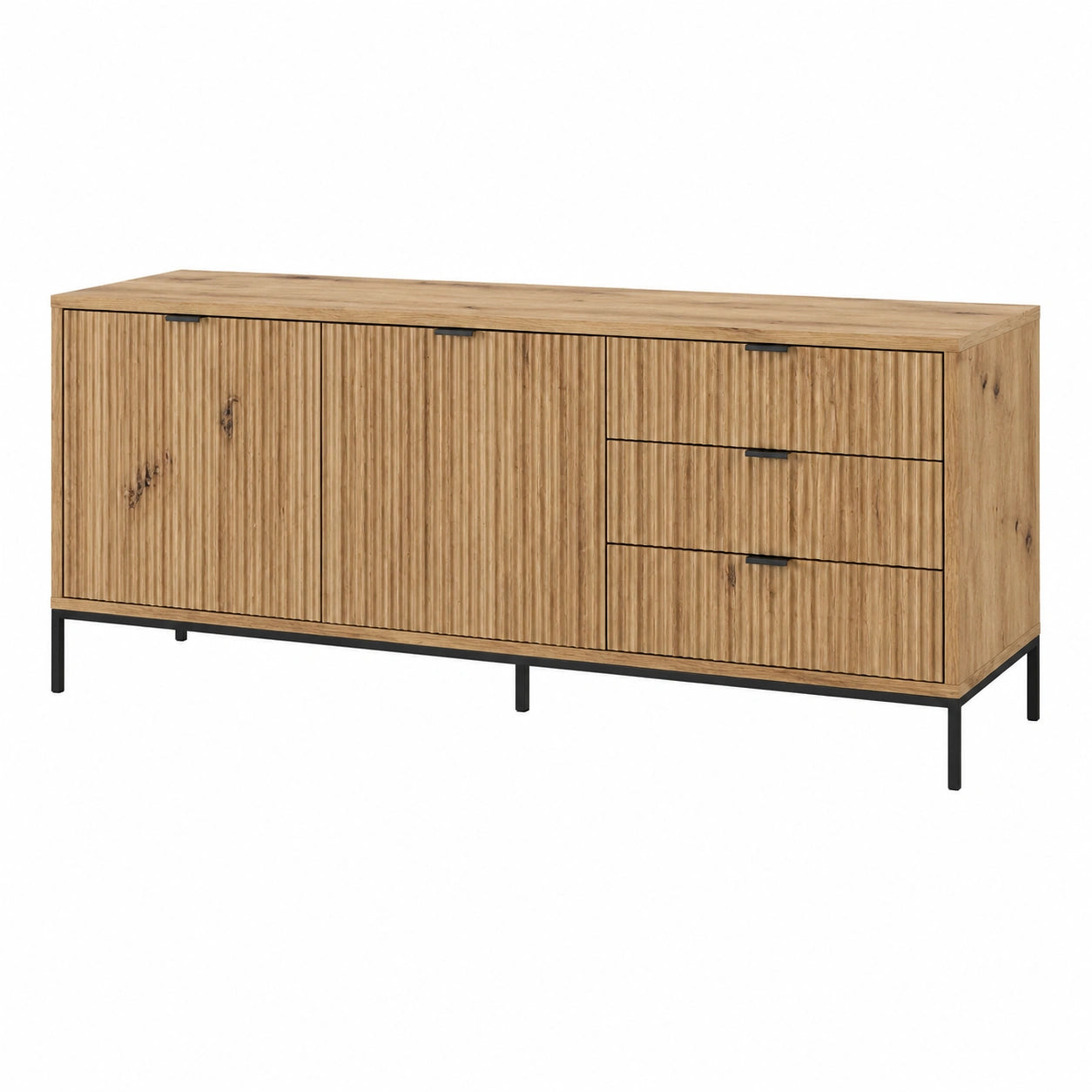 buffet-bas-avec-tiroirs-et-portes-chene-150x60cm-rangement-et-support-tv-guijko9238rm