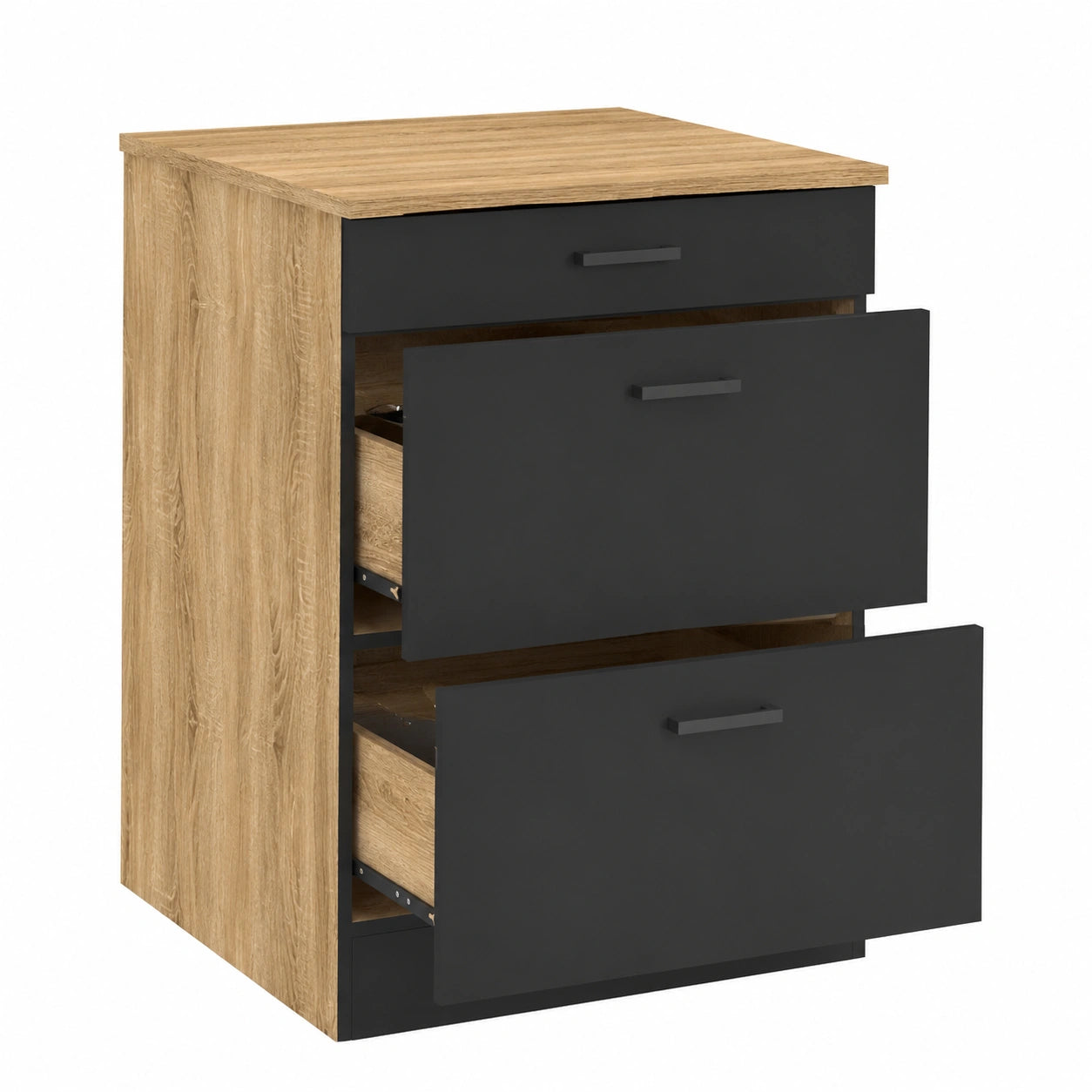 meuble-de-cuisine-bas-60-cm-avec-casserolier-a-3-tiroirs-bois-et-noir-ooavzo9209vp