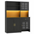 buffet-de-cuisine-moderne-avec-rangement-4-portes-et-1-tiroir-noir-iezlcp9288xa