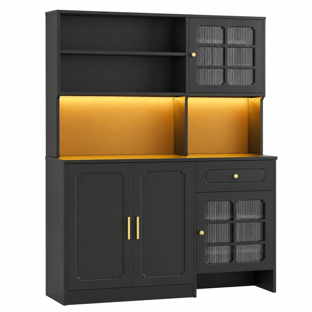 buffet-de-cuisine-moderne-avec-rangement-4-portes-et-1-tiroir-noir-iezlcp9288xa