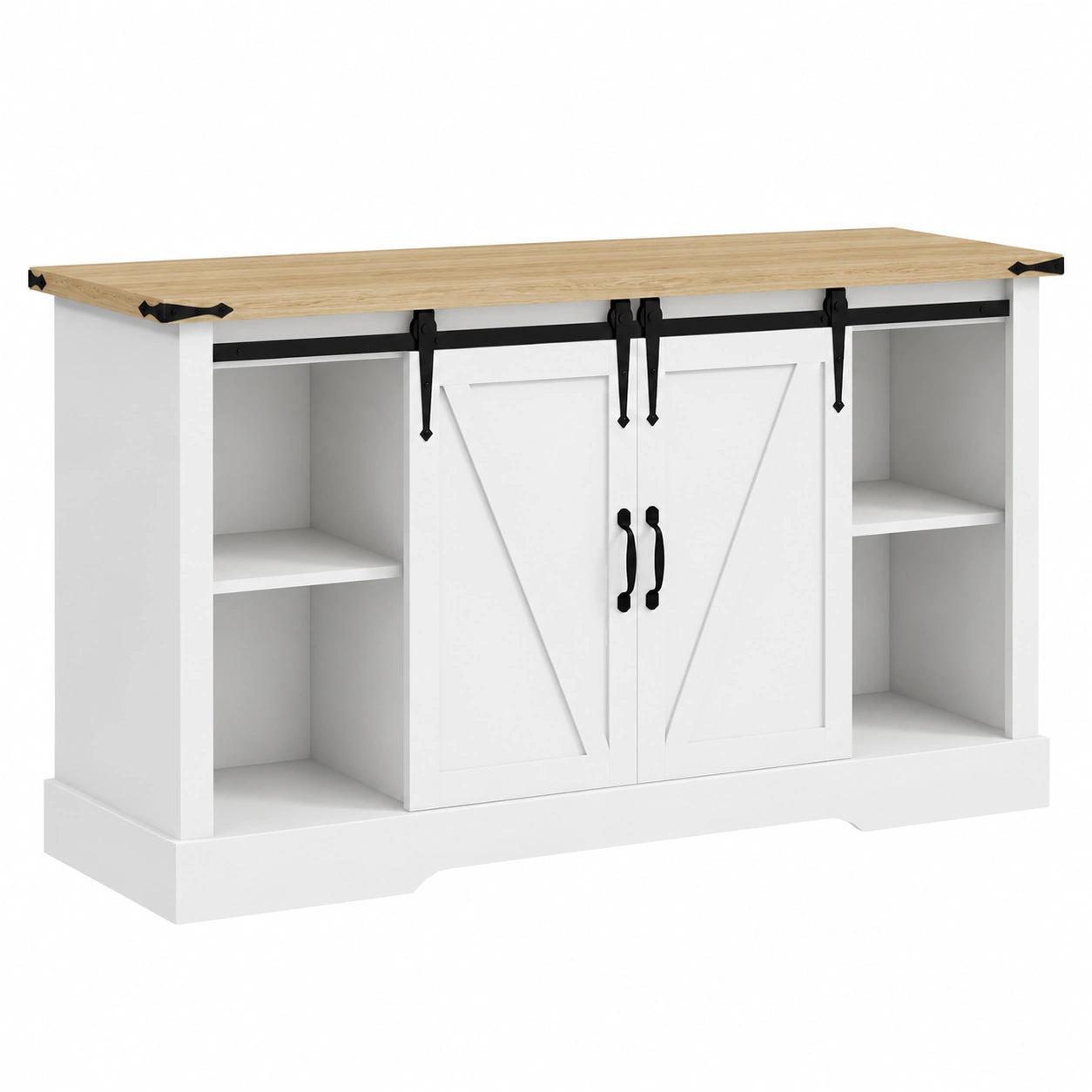 buffet-en-bois-avec-portes-coulissantes-et-etageres-reglables-blanc-chene-augmmk9245me