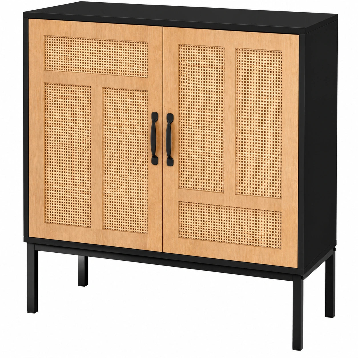 buffet-bas-en-rotin-avec-portes-et-etagere-reglable-whuefa9232mu