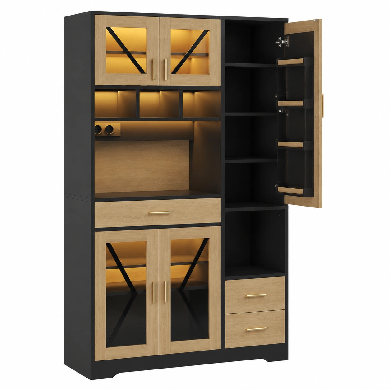 buffet-de-salle-a-manger-avec-etageres-reglables-et-eclairage-led-gpdinq9262pc